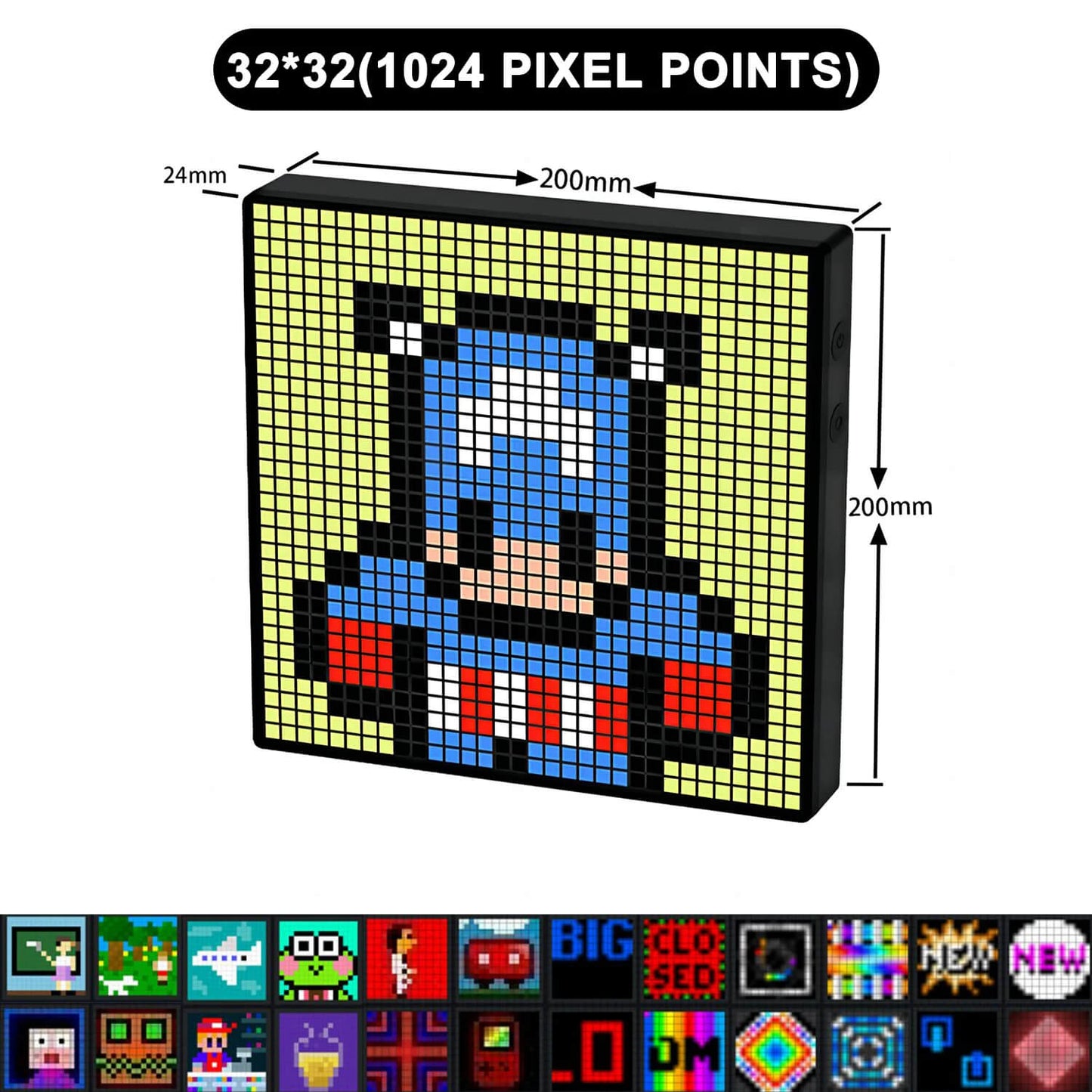 PixiePulse™ Premium Pixel Display