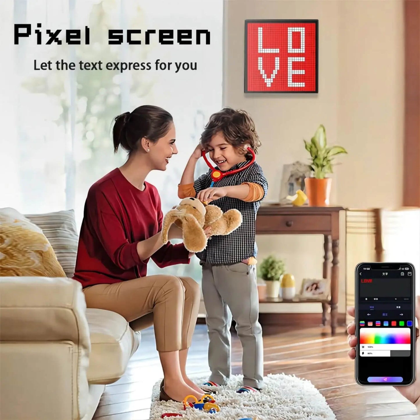 PixiePulse™ Premium Pixel Display