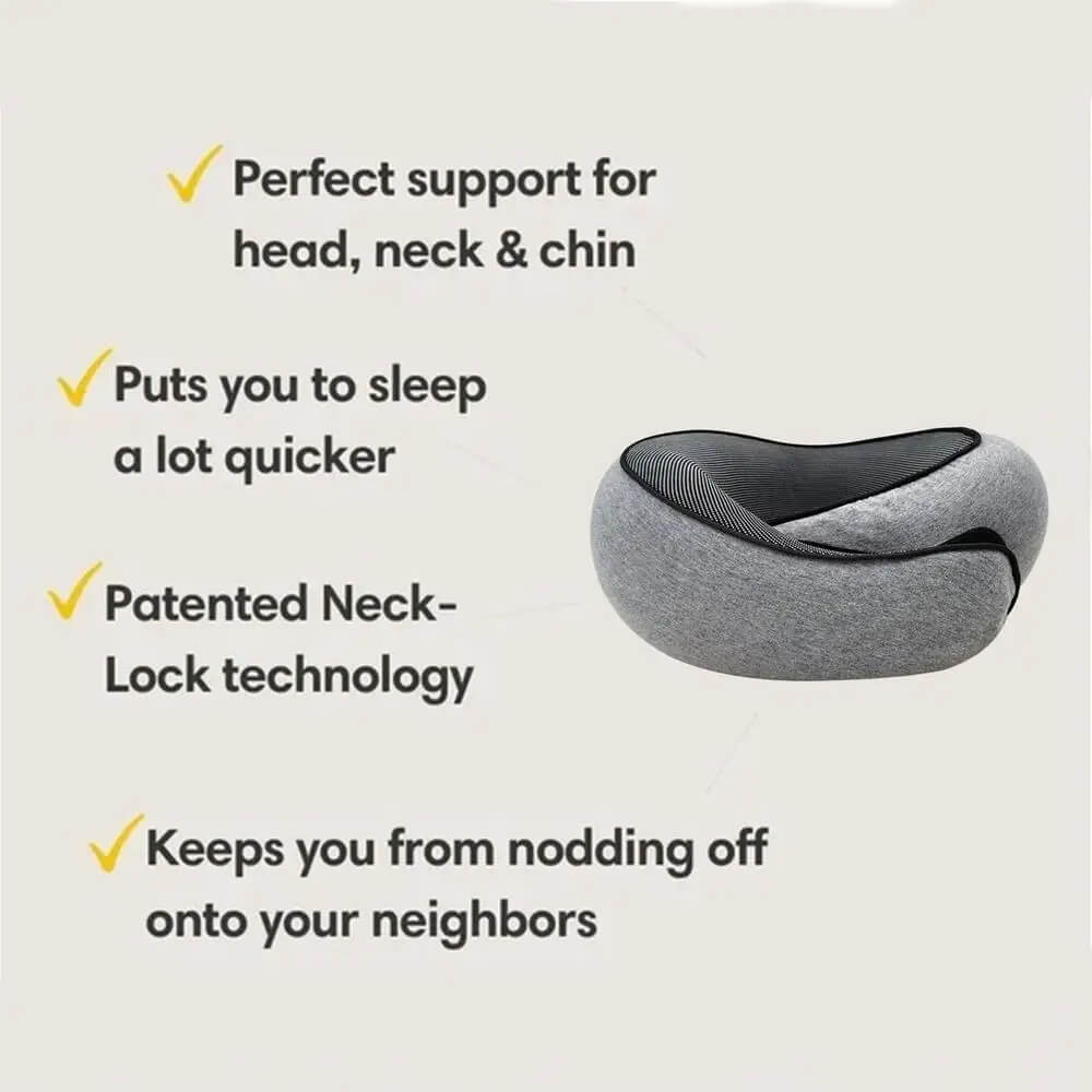 WrapRest™ Premium Travel Pillow